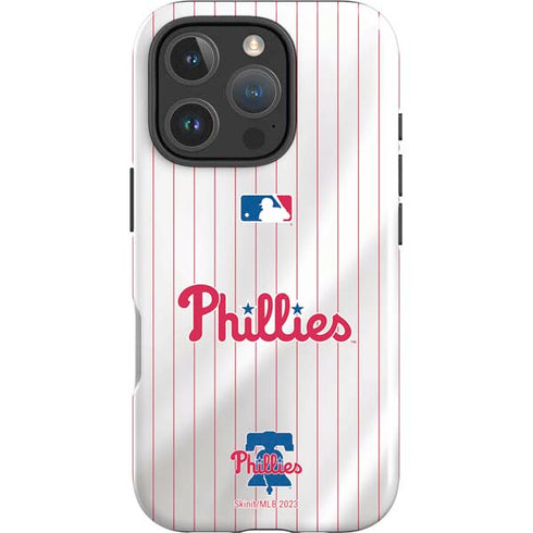 MLB Philadelphia Phillies Home Jersey iPhone 16 Pro Max Impact Case